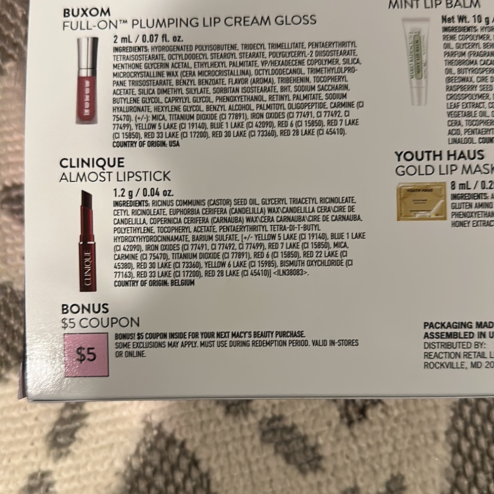 NEW The Best of Lips (6 Favorites for the Perfect Pout) Gift Set - Picture 6 of 8